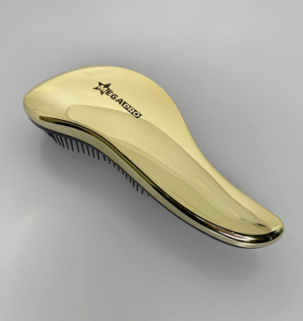  Расческа Detangling Hair Brush MegaPro Golden